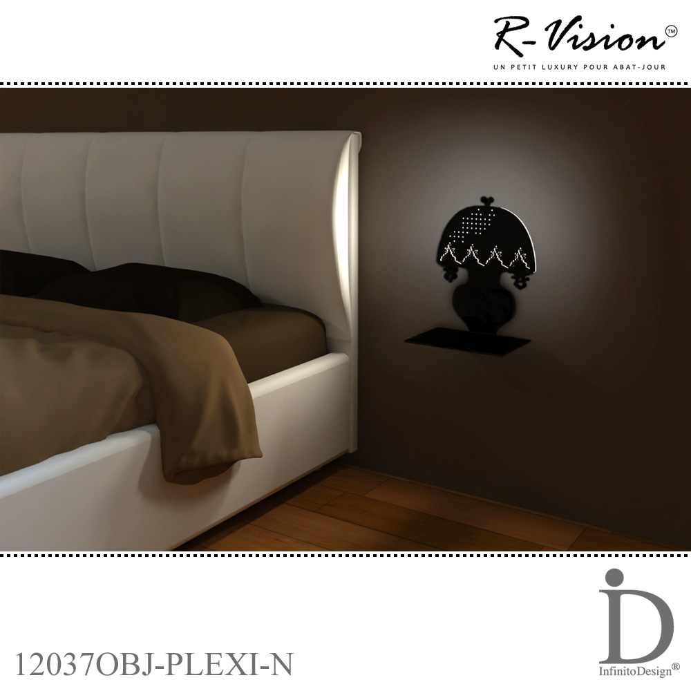 R-Vision Lampade Multiuso - Design Nero - immagine 6