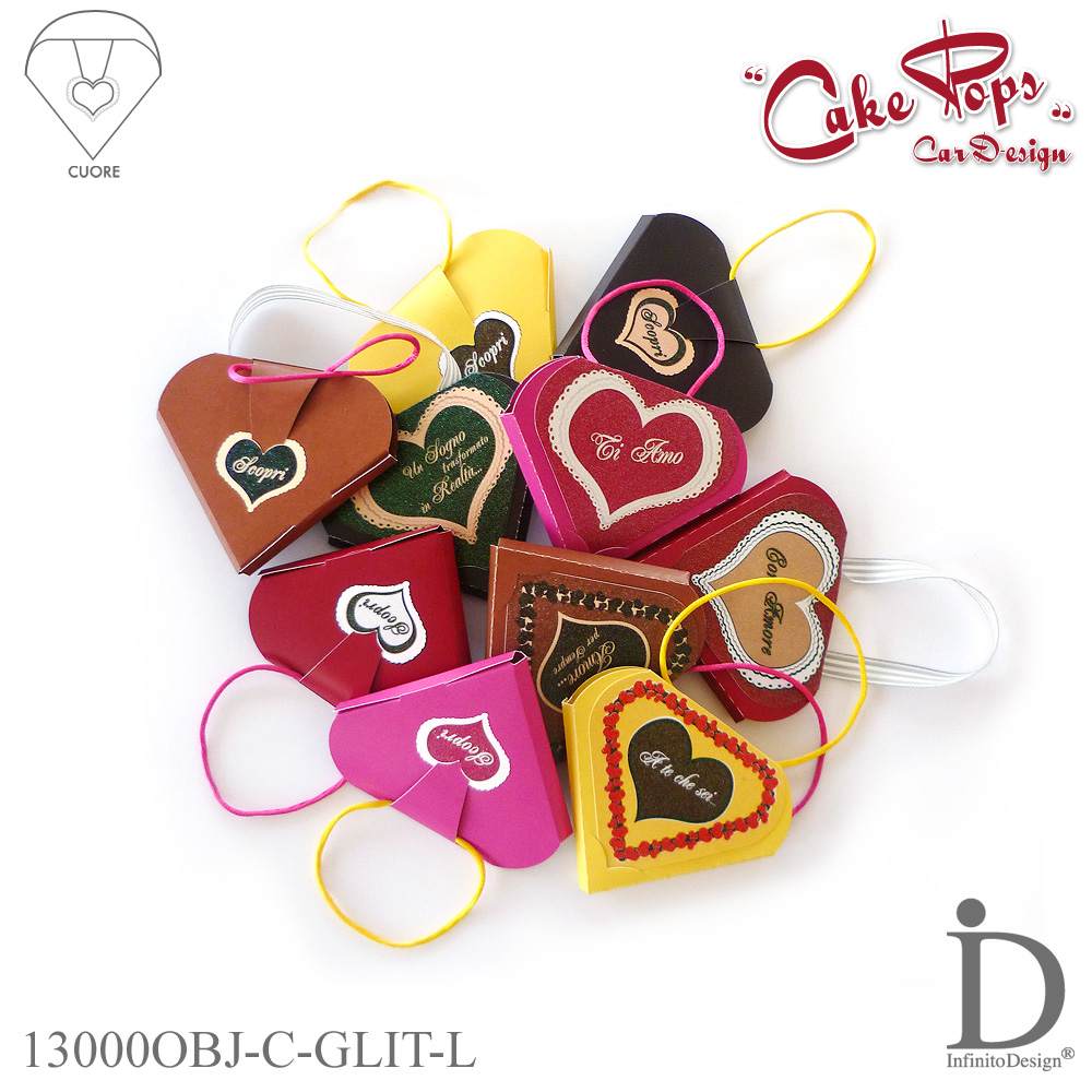Cuore con Laccetto {Glitter} - immagine 3