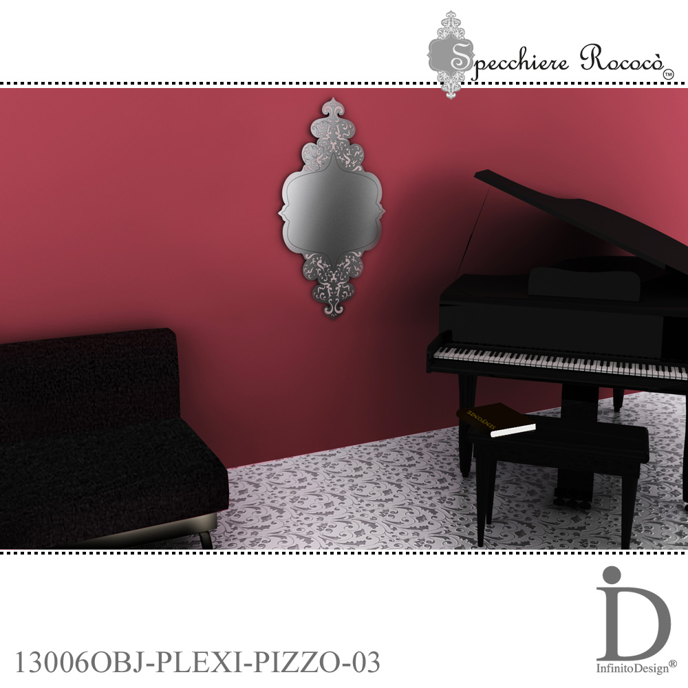 Specchiere Rococò - Pizzo Argento - immagine 4