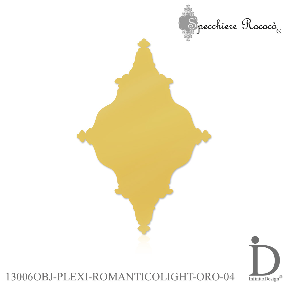 Specchiere Rococò - Romantico Light Oro