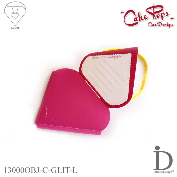 Cuore con Laccetto {Glitter} - immagine 4