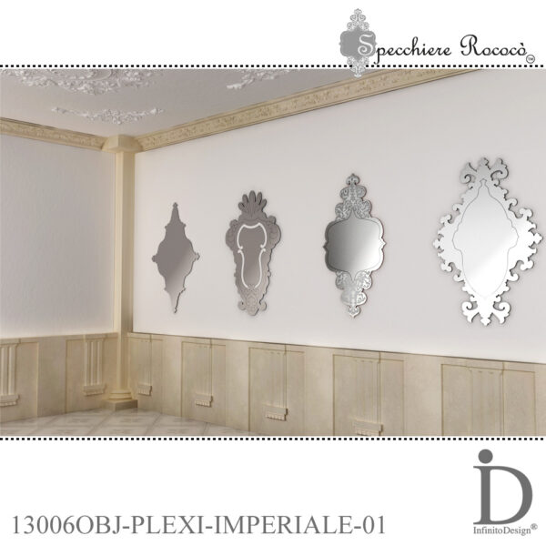 Specchiere Rococò - Imperiale Argento - immagine 3