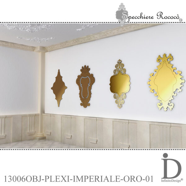 Specchiere Rococò - Imperiale Oro - immagine 2