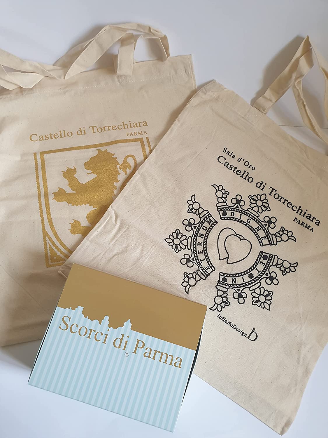 InfinitoDesign Shopper Cofanetto Castello di Torrechiara- Collezione Scorci di Parma - immagine 4