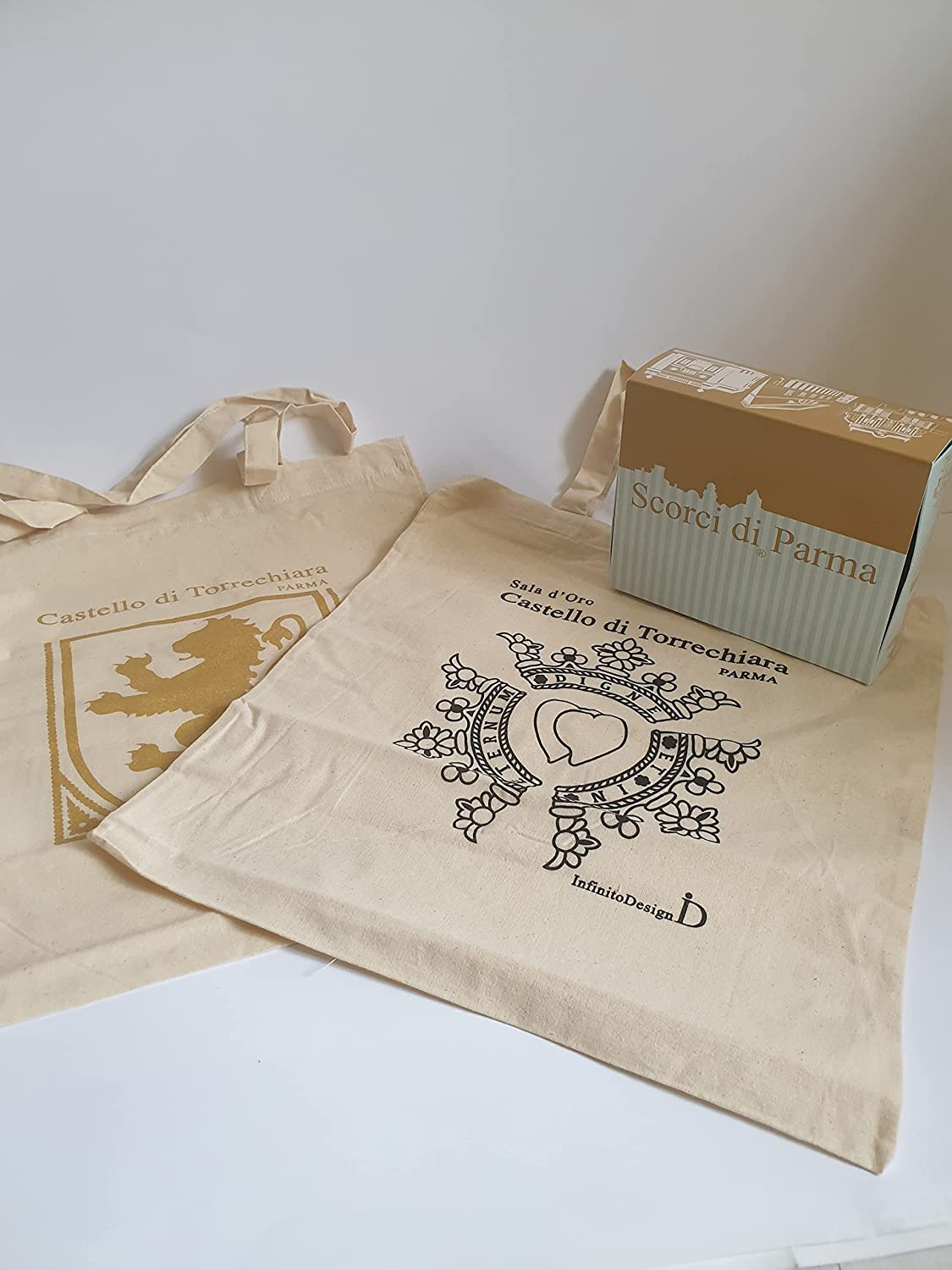 InfinitoDesign Shopper Cofanetto Castello di Torrechiara- Collezione Scorci di Parma - immagine 5