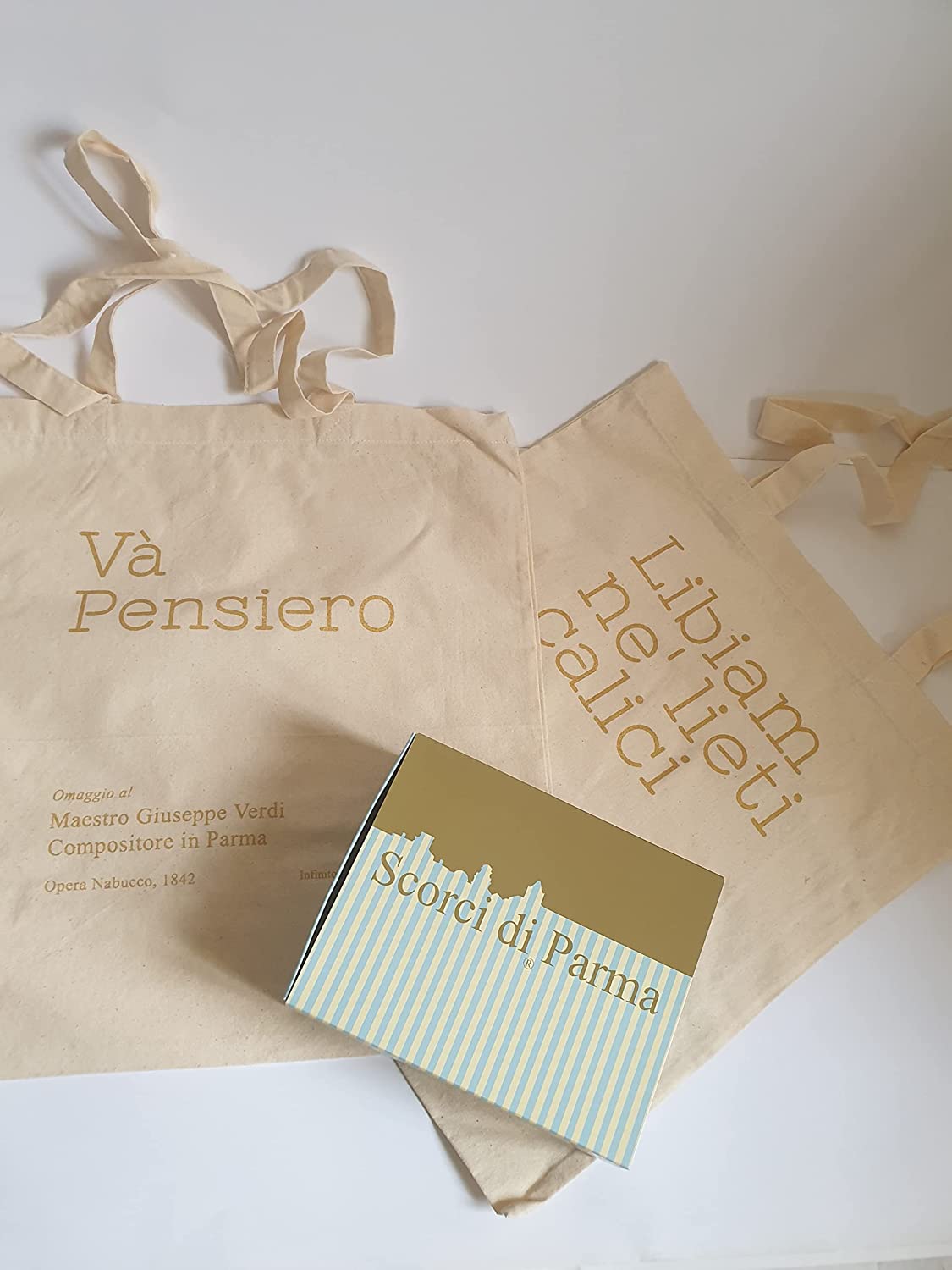 InfinitoDesign Shopper Cofanetto Giuseppe Verdi - Collezione Scorci di Parma - immagine 3