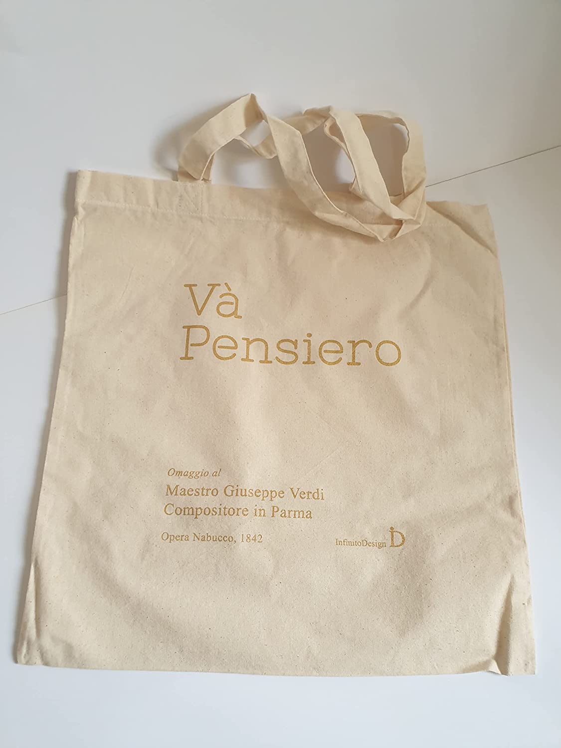 InfinitoDesign Shopper Cofanetto Giuseppe Verdi - Collezione Scorci di Parma - immagine 5