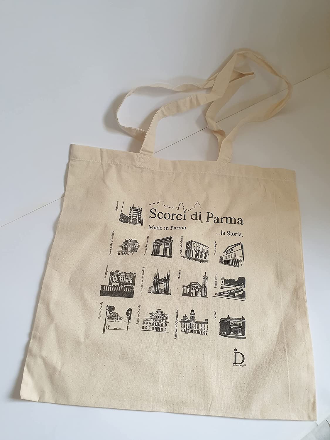 InfinitoDesign Shopper Cofanetto Nero - Collezione Scorci di Parma - immagine 4